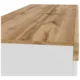 BRW-Biurko-Holten-130cm-z-drzwiami-i-szuflada-dab-wotan-bialy-4-VV Biurko Holten
