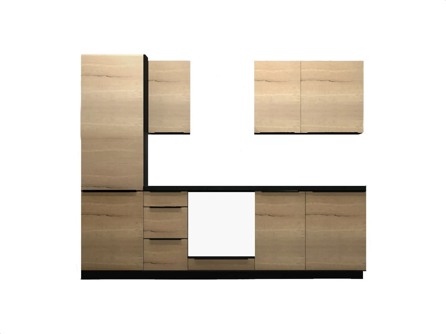 BRW-KUCHNIA-HAMPER-265-cm-bez-blatu-z-uchwytami-dab-halifax-xlargeb_1-VV Komplet Sole L6 265