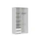 BRW-Szafa-Flex-szafa-120-flex-kolor-korpusow-bialy-kolor-frontow-lustro-bialy-polysk-102581-xlarge-VV Szafa Flex 120/66
