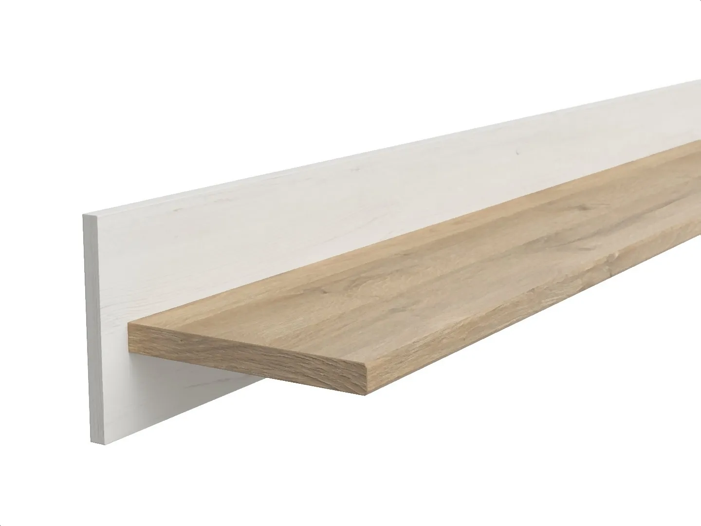 BRW_-_Polka_Loksa_-_143cm_-_sosna_andersen_biala_-_dab_grandson_-__3-VV Półka Loksa