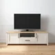 BRW_-_Szafka_RTV_Loksa_-_160cm_z_2_drzwiami_i_szuflada_-_sosna_andersen_-_biala_-__3-VV RTV Loksa