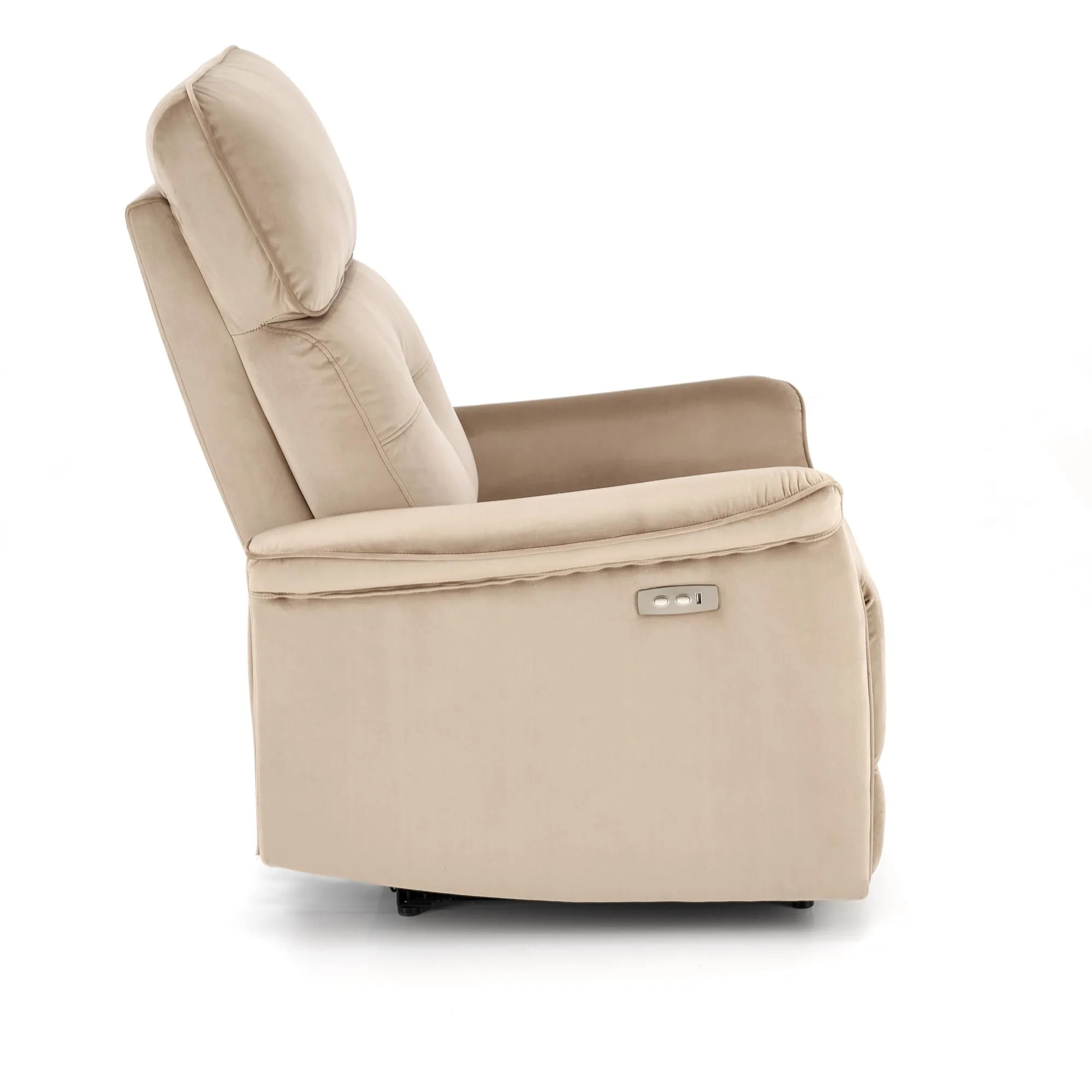 HALMAR-FOTEL-SEMIR_BEZOWY_BOK-VV Fotel Semir USB