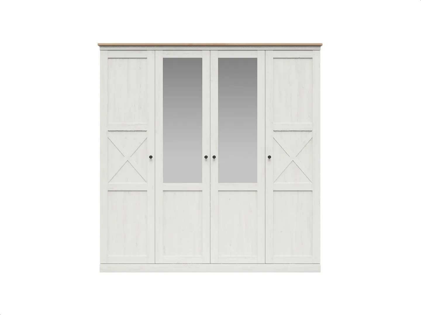 brw-frija-szafa-czterodrzwiowa-203-cm-z-lustrem-sosna-andersen-biala-dab-artisan-1440x1080-1-VV Szafa Frija