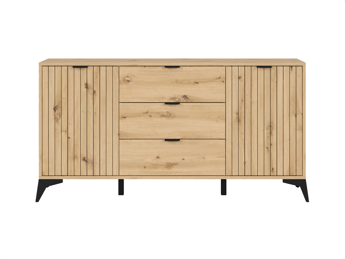 brw-lamea-komoda-150-cm-z-2-drzwiami-i-3-szufladami-dab-artisan-1440x1080-3-VV Komoda Lamea