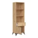 brw-lamea-regal-60-cm-z-drzwiami-i-szuflada-dab-artisan-1440x1080-4-VV Regał Lamea