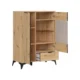 brw-lamea-witryna-90-cm-z-2-drzwiami-i-szuflada-dab-artisan-1440x1080-1-VV Witryna Lamea