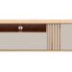 BRW - Szafka RTV Brevas - 135 cm z drzwiami i szuflada - dąb artisan / kaszmir Szafka RTV Brevas