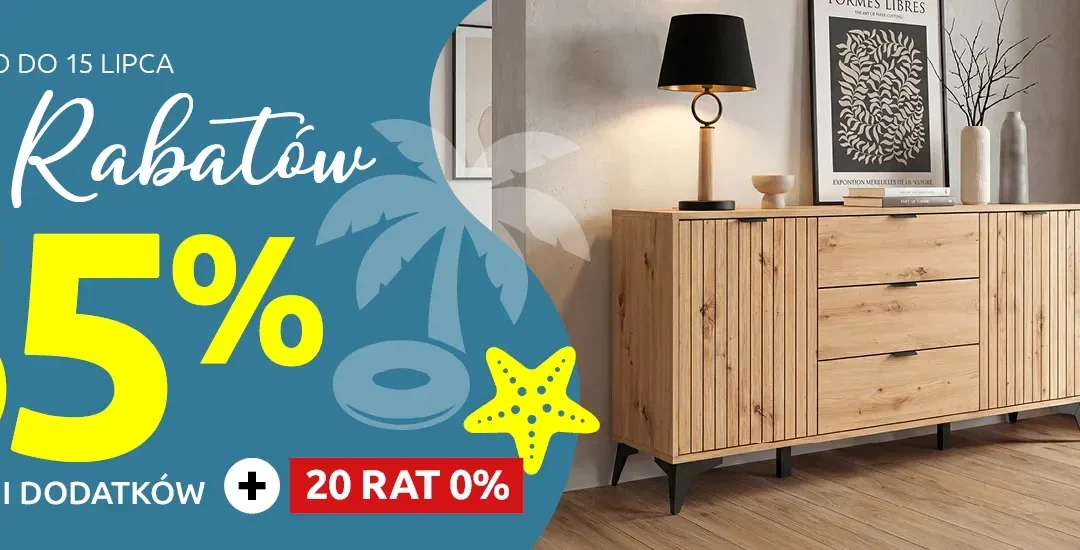 Lato Rabatów w MebleMetro! Meble i dodatki do -55% taniej!